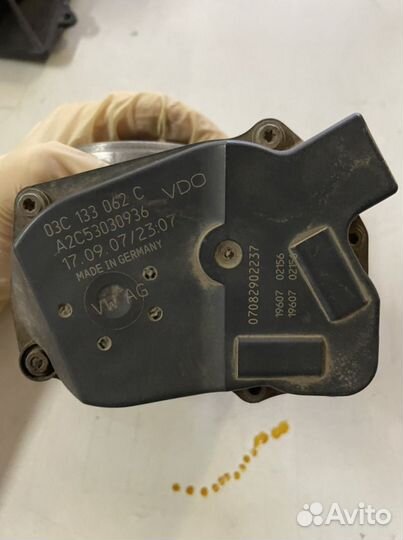 Заслонка дроссельная Skoda Fabia 2007-2015