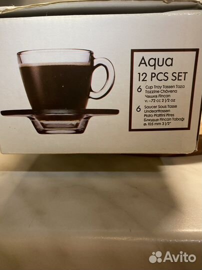 Набор кофейных чашек Pasabahce на 6 персон