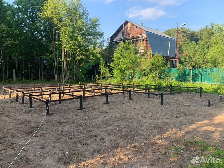 Винтовые сваи под ключ установка обвязка