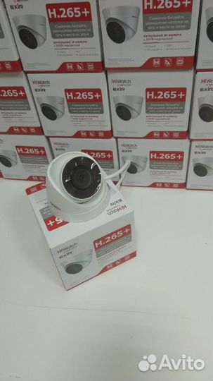 2Мп купольная IP-видеокамера с exir-подсветкой