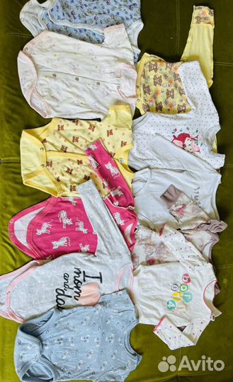 Боди для девочки 62 размер