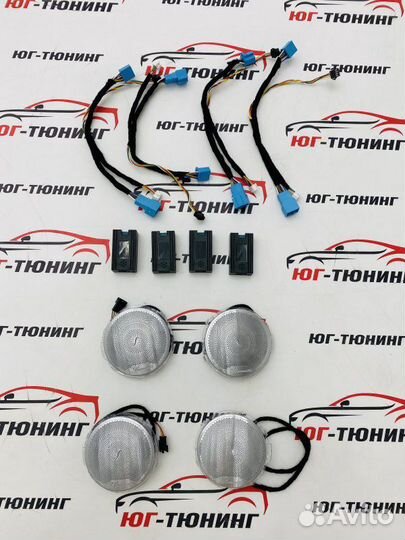 Накладки Burmester в двери с подсветкой
