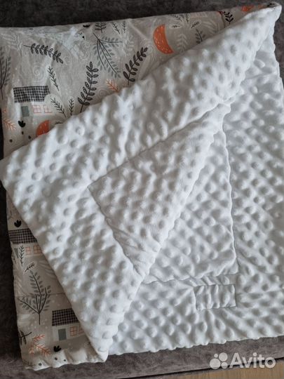 Плед детский плюшевый