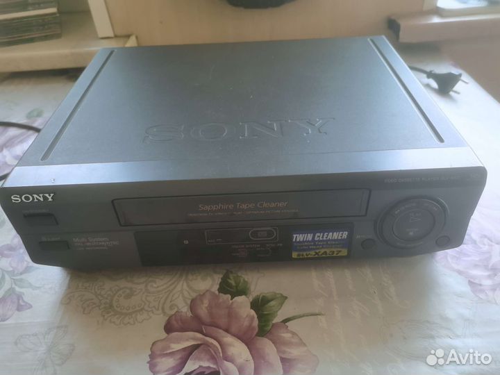 Кассетный проигрыватель sony slv-XA37
