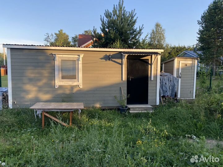 Жилой домик-бытовка 7х2,5 и туалет