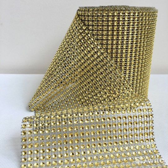 Лента имитация страз 1 метр