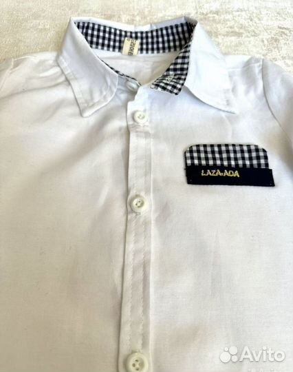 Рубашка белая для мальчика