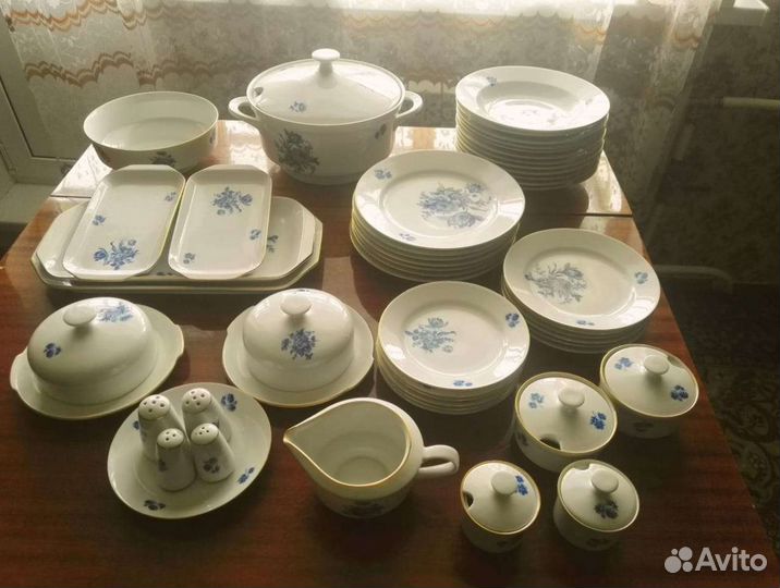 Сервиз столовый Kahla гдр 49 предметов тарелки