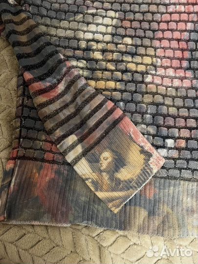 Легкая яркая водолазка винтаж