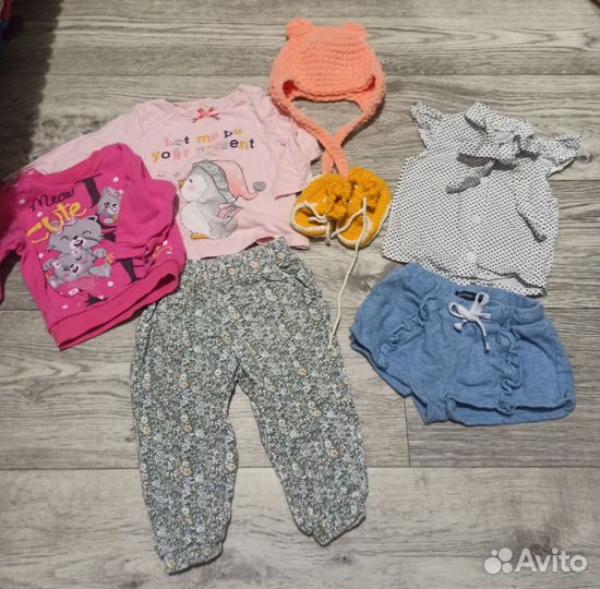 Вещи пакетом на девочку от 0,6 до 1 г