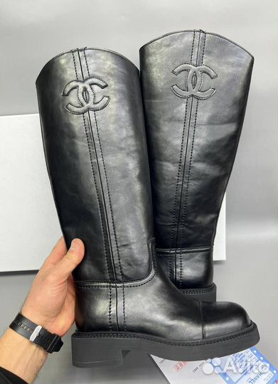 Сапоги chanel демисезон