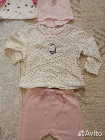 Вещи на девочку р.74см костюм+комбинезон+шапки