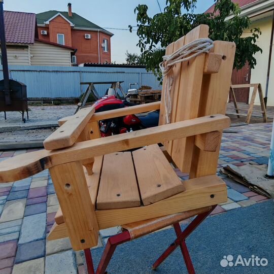 Качель детская, безопасная, деревянная