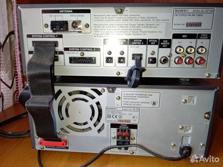 Усилитель sony ta s3