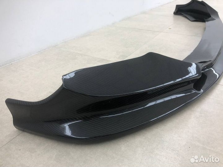 Передний сплиттер 3D Design style Bmw X6M F86