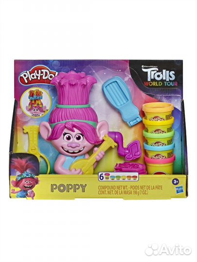 Игровой набор Play-Doh Тролли Розочка