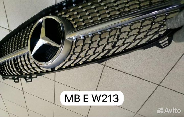 Решетка Радиатора Mercedes-Benz E W213 Diamond