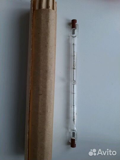 Лампа кварцевая галогенная кг 220-1000-4 СССР