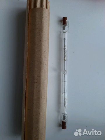 Лампа кварцевая галогенная кг 220-1000-4 СССР