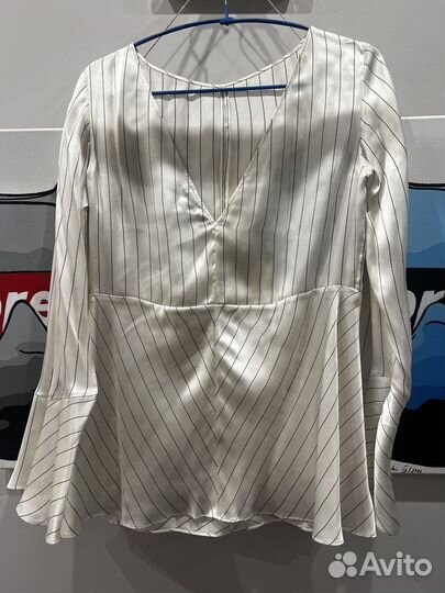Блузка шелковая Massimo Dutti
