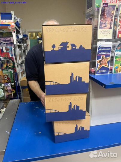 Коробка с товарами / бокс с товарами (Арт.11963)