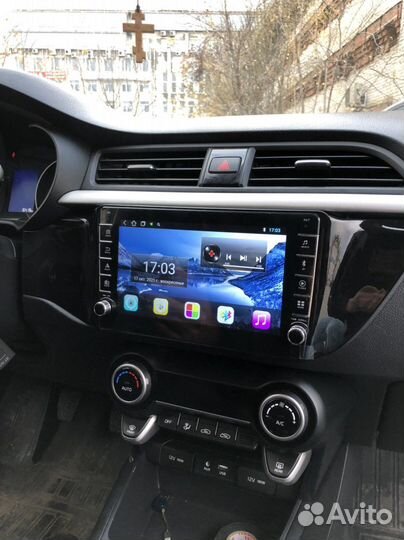 Магнитола Kia Rio 2016-2020 с физическими кнопками