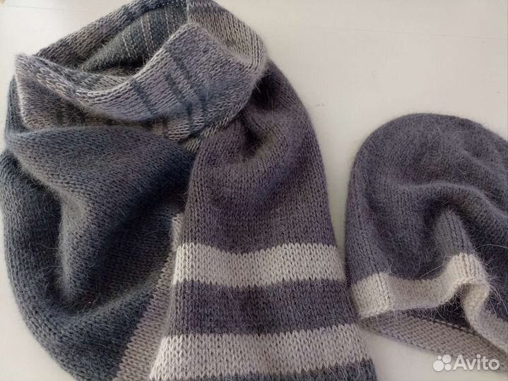 Комплект шапка и шарф
