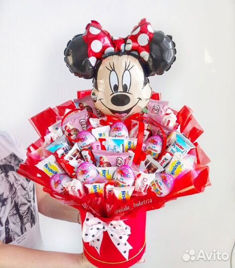 Сладкие букеты из конфет