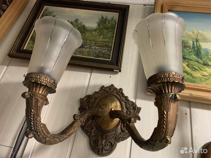 Бра сталинский ампир. Бронза