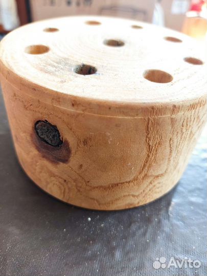 Подставка деревянная для ручек и карандашей