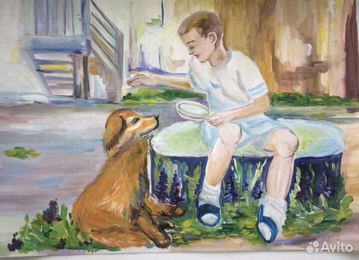 Рисунки на заказ в детский сад/школу