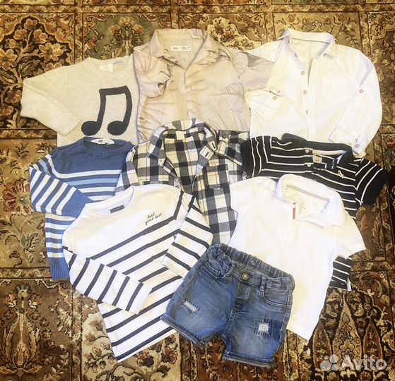 Детские брендовые вещи пакетом на мальчика 86 92
