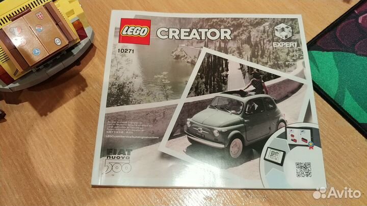 Конструктор Lego creator Fiat nuova 500