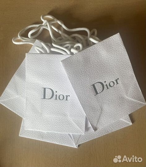 Пакеты фирменные Dior