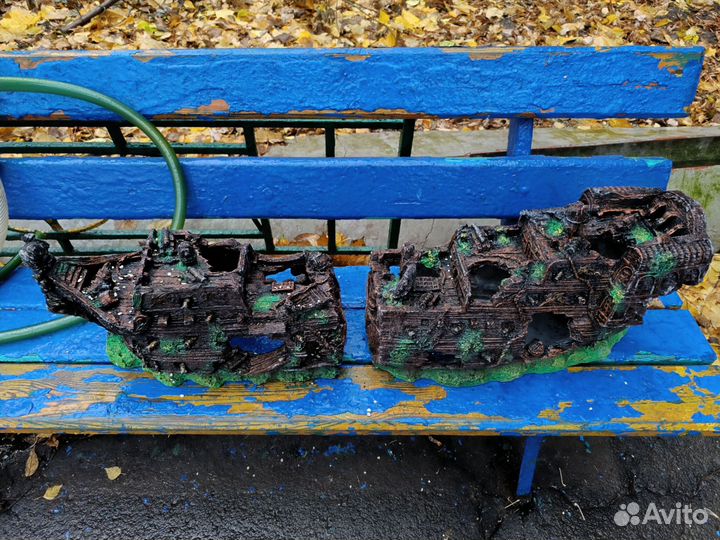 Корабль в аквариуи