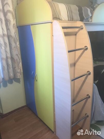 2х ярусная кровать с матрасом