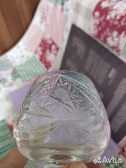 Хрустальные бокалы для коньяка или бренди