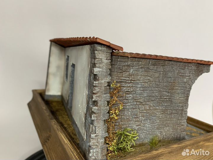 Диорама «Мотоцикл BMW R-12 с коляской»