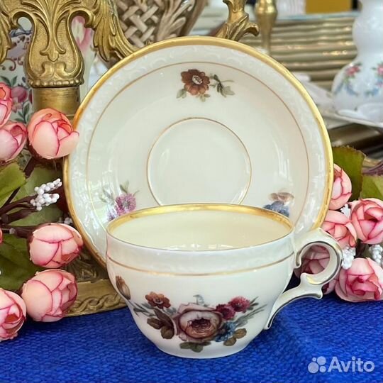 Кофе/чай пара Kbenhavns Porcellains Maleri KPM