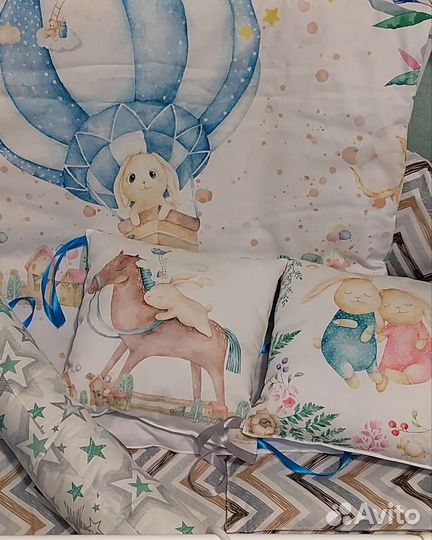 Бортики в кроватку новые