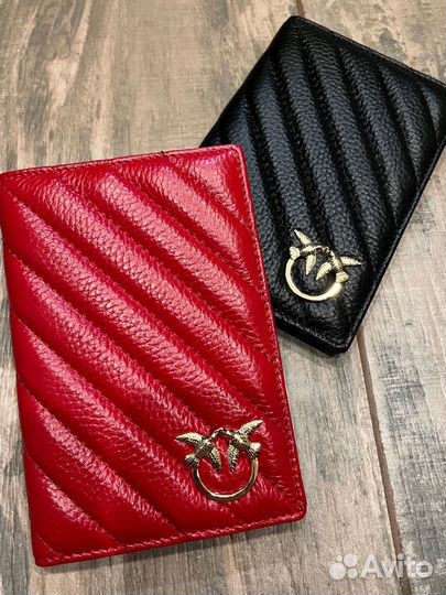 Обложка для паспорта Pinko натуральная кожа