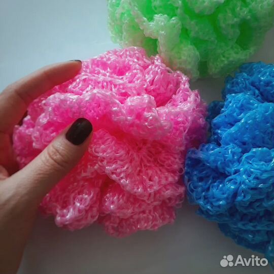 Мочалка, ручная работа