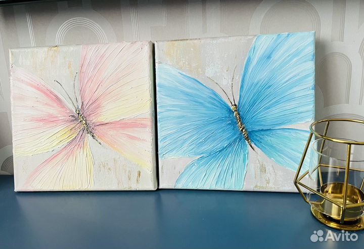 Интерьерная картина текстурная «Бабочка»