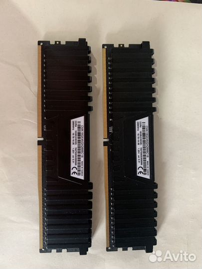 Оперативная память Corsair Vengeance LPX 2x8gb