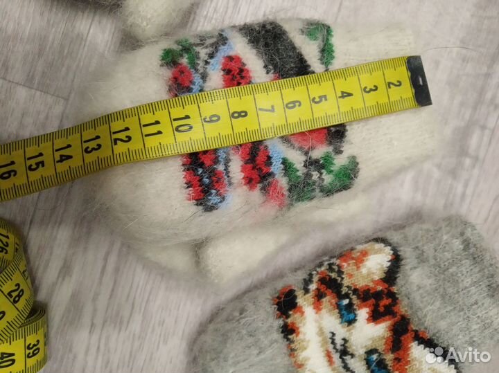 Варежки пуховые детские