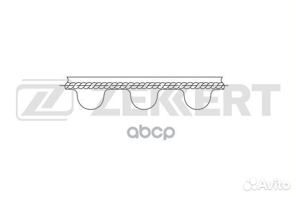 Ремень зубчатый грм Honda CR-V 97- zr-1066 Zekkert