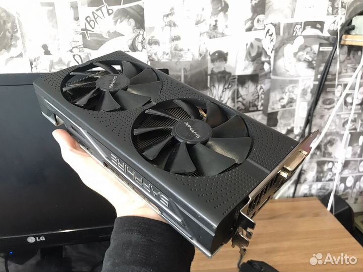 Видеокарта AMD Radeon Rx 570 Sapphire pulse 4G