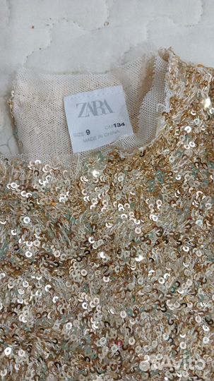 Блузка zara для девочки 134