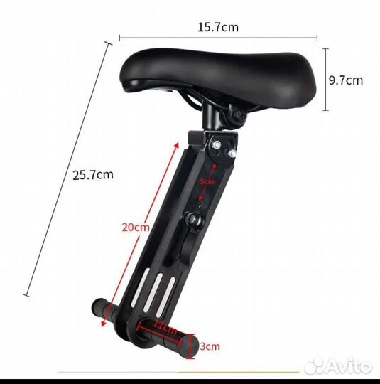 Детское кресло на раму велосипеда