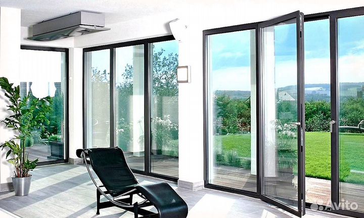 Алюминиевые раздвижные окна с гарантией